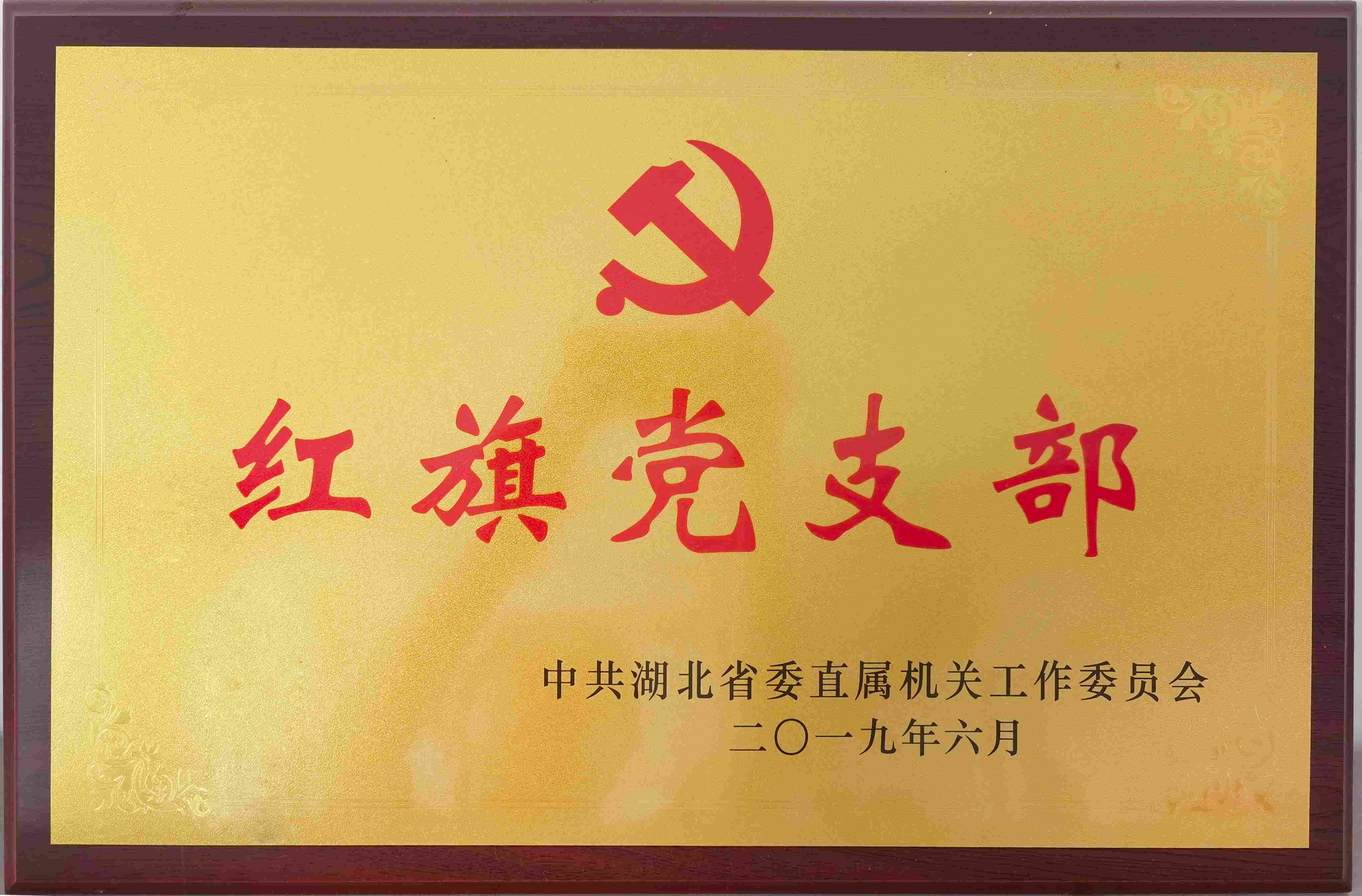 5.证书名称：省直机关红旗党支部；获奖时间：2019年2月.jpg